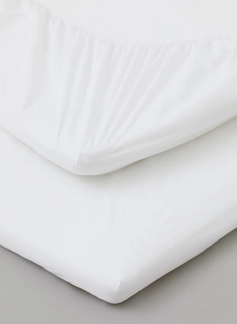 H&M Fitted Cotton Sheet-160X200