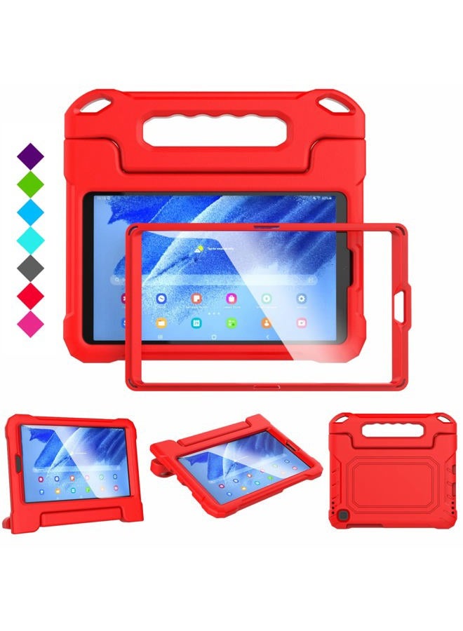 MAISON Kids Case for Samsung Galaxy Tab A9 8.7-inch 2023 SM-X110/X115/X117 & Galaxy Tab A7 Lite 8.7-inch 2021 T220/T225/T227 Shockproof, Built-in Screen Protector Stand Tablet Cover (Red) - Image 1