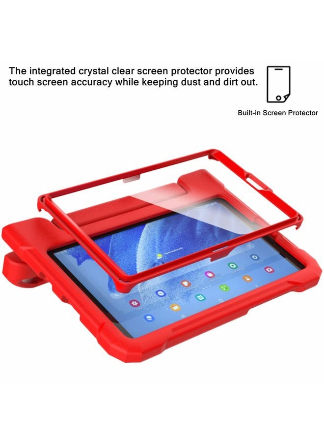 MAISON Kids Case for Samsung Galaxy Tab A9 8.7-inch 2023 SM-X110/X115/X117 & Galaxy Tab A7 Lite 8.7-inch 2021 T220/T225/T227 Shockproof, Built-in Screen Protector Stand Tablet Cover (Red) - Image 3