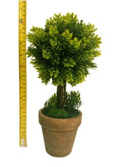 Tradeo Nearly Natural Artificial Bonsai Tree 30Cm Artificial Tree in Plastic Pot with Moss Grass Arrangement For Home Indoor Outdoor Decoration – Garden Plants – Office Plants Plastic Plants  - Image 5