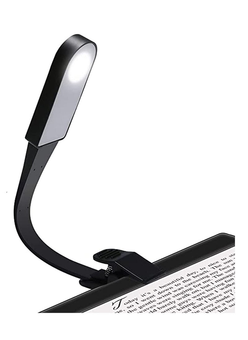 Y&D Book Light, USB Rechargeable 3 Modes Stepless Dimming Flexible Clip Light for Reading at Night with Magnet Portable Eye Protection Camping Travel Train Laptop Tablet  - Image 3
