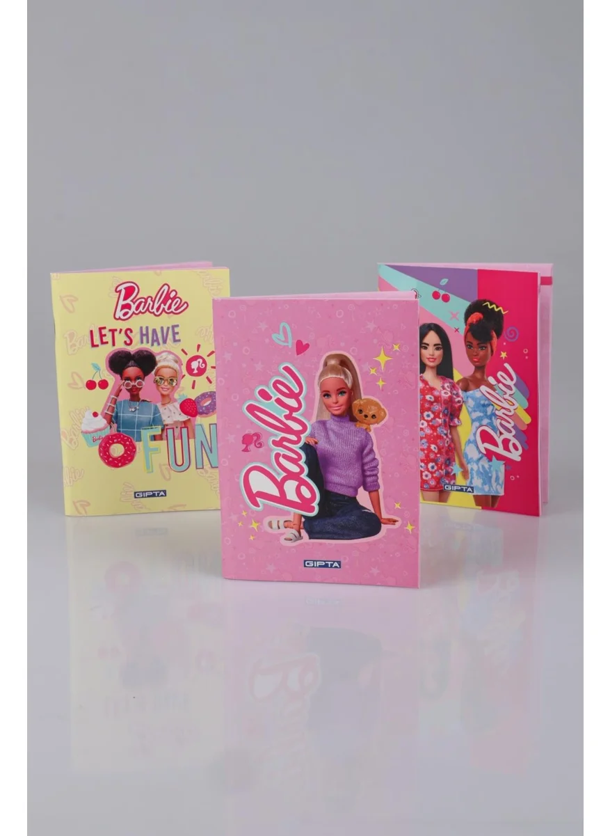 Barbie New Season Licensed A6 Striped Notebook