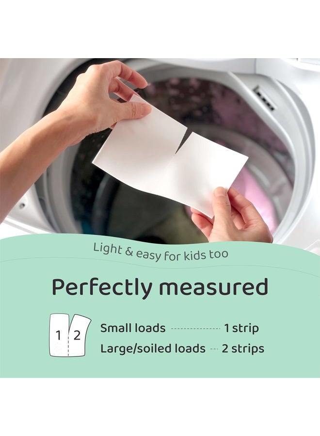 LAZY COCONUTS Eco Friendly, Plant Powered Laundry Detergent Strips - Fragrance Free, Unscented, Ultra Concentrated, Earth Friendly No Plastic - Lightweight and Perfect For Home, Dorms, Travel, Camping - Image 3