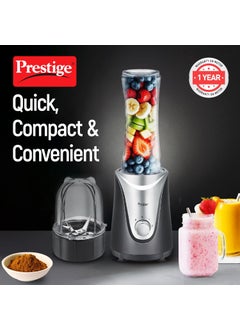 PRESTIGE Prestige 350 Watts Nutri-Mix 1.0 Mixer Grinder with 2 Jars|Compact Design| Multipurpose Jars| Overload Protection| Sipper Lids  - Image 2