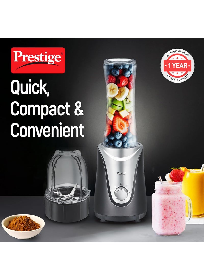 PRESTIGE - Prestige 350 Watts Nutri-Mix 1.0 Mixer Grinder with 2 Jars|Compact Design| Multipurpose Jars| Overload Protection| Sipper Lids - Image 1