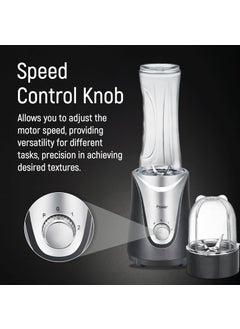 PRESTIGE Prestige 350 Watts Nutri-Mix 1.0 Mixer Grinder with 2 Jars|Compact Design| Multipurpose Jars| Overload Protection| Sipper Lids  - Image 4