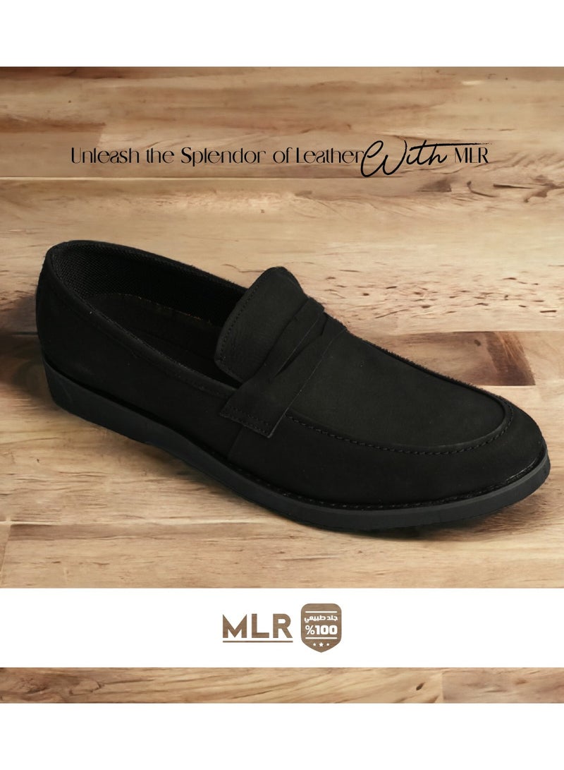 MLR MLR shoes genuine chamoisette leather black color  - Image 2