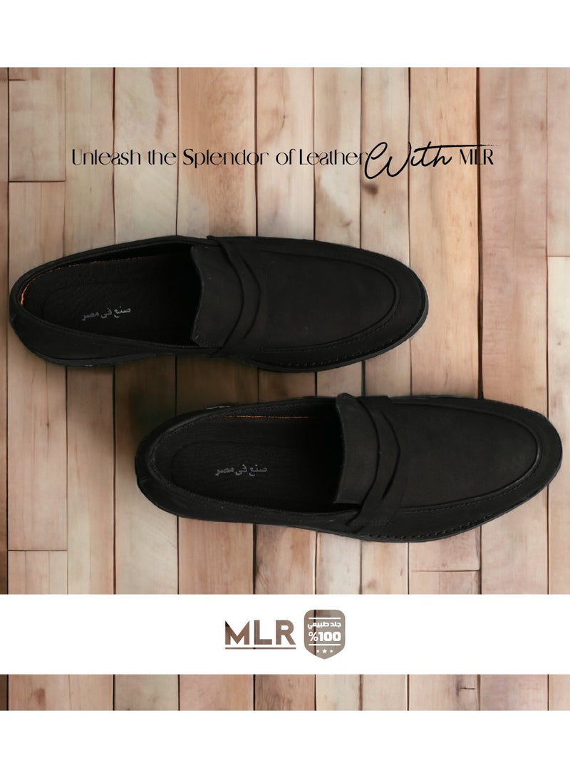 MLR MLR shoes genuine chamoisette leather black color  - Image 3