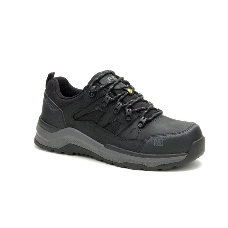 CATERPILLAR CAT Inductor LTH Lo S3S Safety Shoes for Men – Composite Toe, ESD, Slip Resistant, Black - Image 2