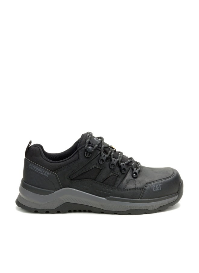 CATERPILLAR CAT Inductor LTH Lo S3S Safety Shoes for Men – Composite Toe, ESD, Slip Resistant, Black - Image 1