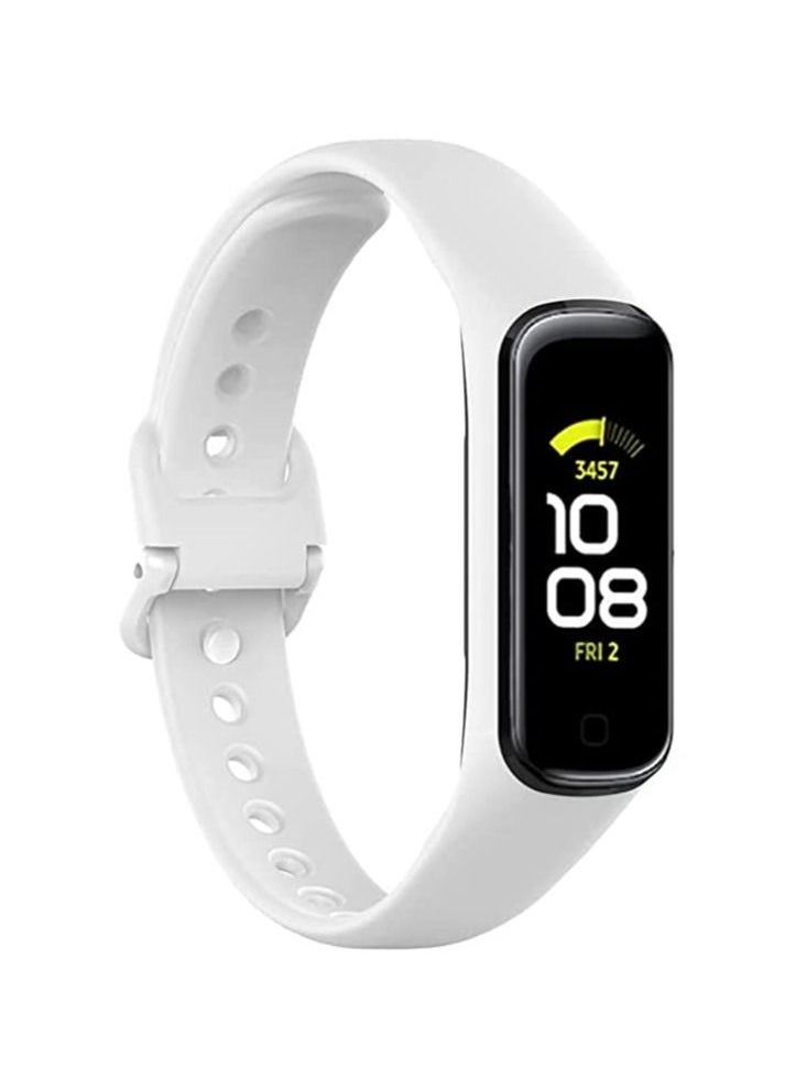 Generic - Strap for Samsung Galaxy Fit 2 Smart Band  white - Image 1