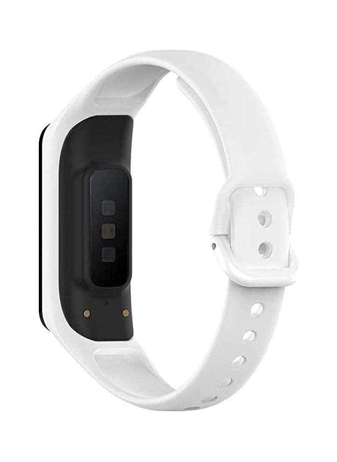 Generic - Strap for Samsung Galaxy Fit 2 Smart Band  white - Image 1