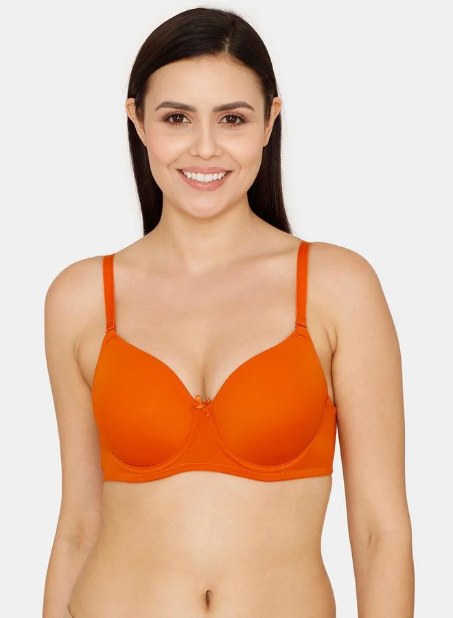 zivame Zivame Padded Wired Bra with Hook and Eye Closure