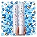 PrimePure Gender Reveal Confetti Cannon Heart Shaped Confetti Poppers Blue 2 Pack Baby Boy Gender Reveal Party Poppers Blue Paper Baby Party Supplies Pop Gun - Image 3