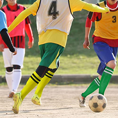 Ultrafun 6 Pairs Soccer Socks Color Stretchy Compression Knee High Tube Football Athletic Socks for Men Women Teens (6Pairs-Multicolor) - Image 4