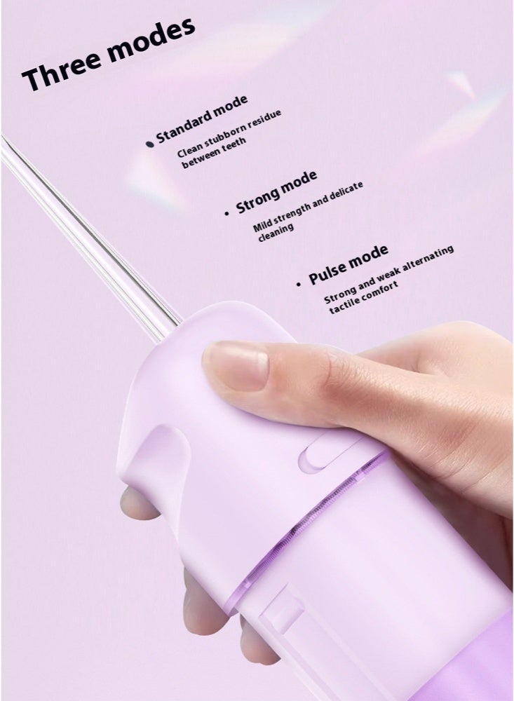 Bolivia's Water Flosser Mini Cordless Portable: 3 Modes Water Dental Floss with Telescopic Water Tank, 4 Tips, IPX7 Waterproof Oral Irrigator for Teeth Cleaning Gums,Orthodontic,Braces Dental Care - Image 5