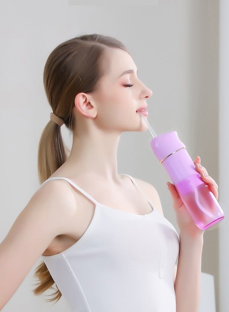 Bolivia's Water Flosser Mini Cordless Portable: 3 Modes Water Dental Floss with Telescopic Water Tank, 4 Tips, IPX7 Waterproof Oral Irrigator for Teeth Cleaning Gums,Orthodontic,Braces Dental Care - Image 2