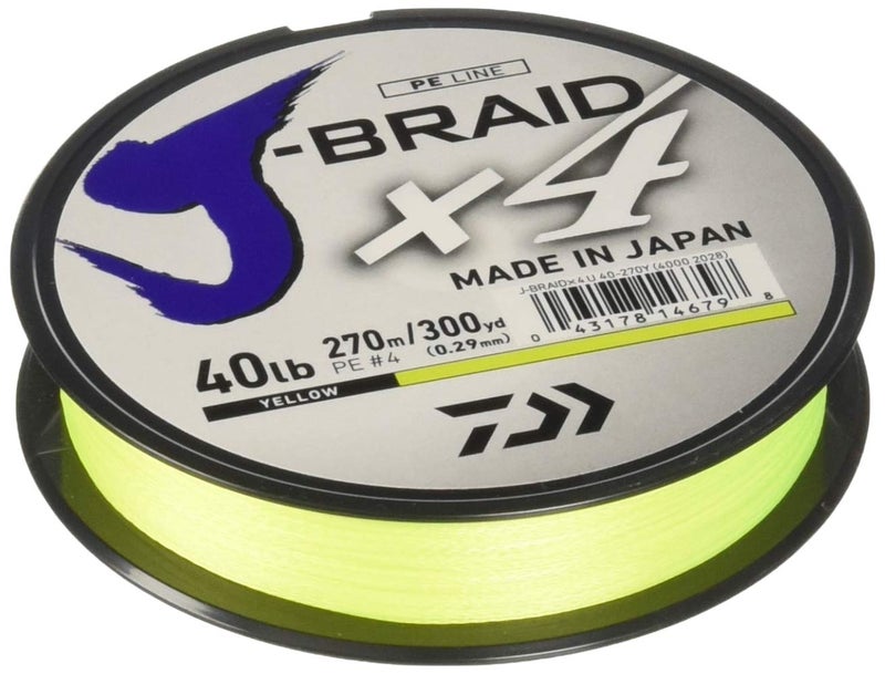Daiwa JB4U30300FY Filler Spool Fluorescent Yellow Mono Dia 8lb - Image 2