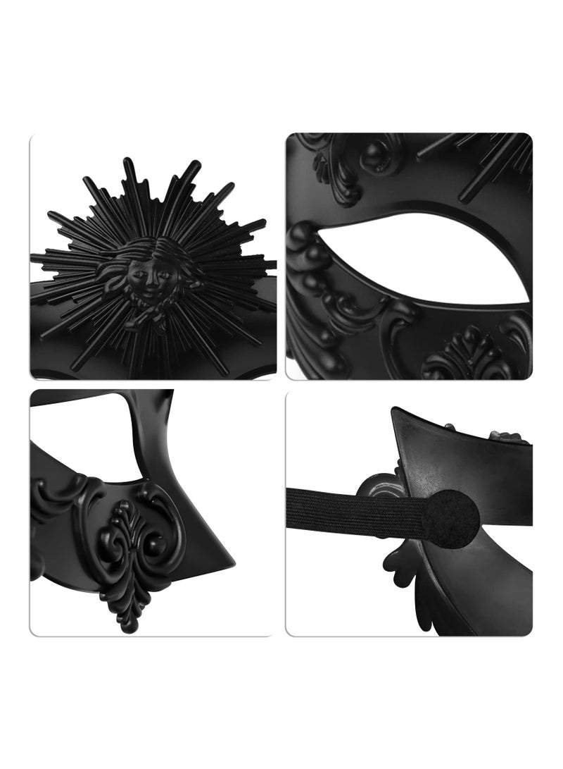NIBEMINENT Masquerade Mask for Men - Roman Greek Venetian Half Face Mask, Mascarade Ball Mardi Gras and Cosplay Party - Image 3