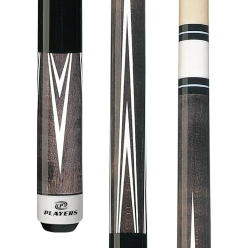 Players 58 2Piece North American Hard Maple Billiard Pool Cue Stick Smoke 18oz - Image 1