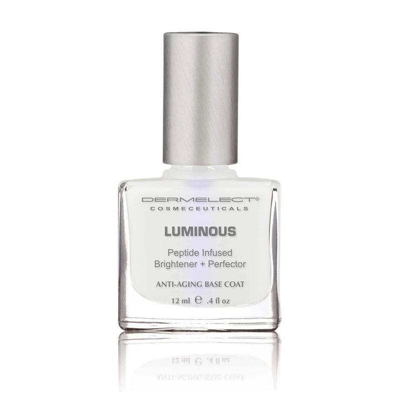 Dermelect Cosmeceuticals Luminous Nail Brightening Treatment â€“ Dual Action Brightener & Treatment for Visibly Damaged Nails, Anti-Aging Formula, Strengthens & Nourishes, 0.4 oz - Image 3