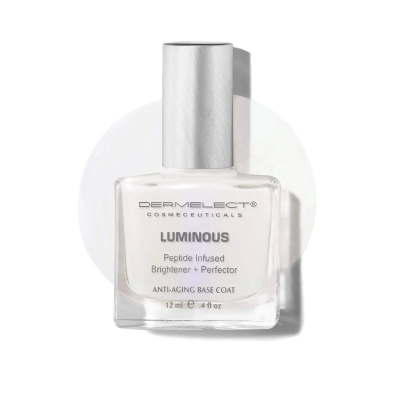 Dermelect Cosmeceuticals Luminous Nail Brightening Treatment â€“ Dual Action Brightener & Treatment for Visibly Damaged Nails, Anti-Aging Formula, Strengthens & Nourishes, 0.4 oz - Image 2