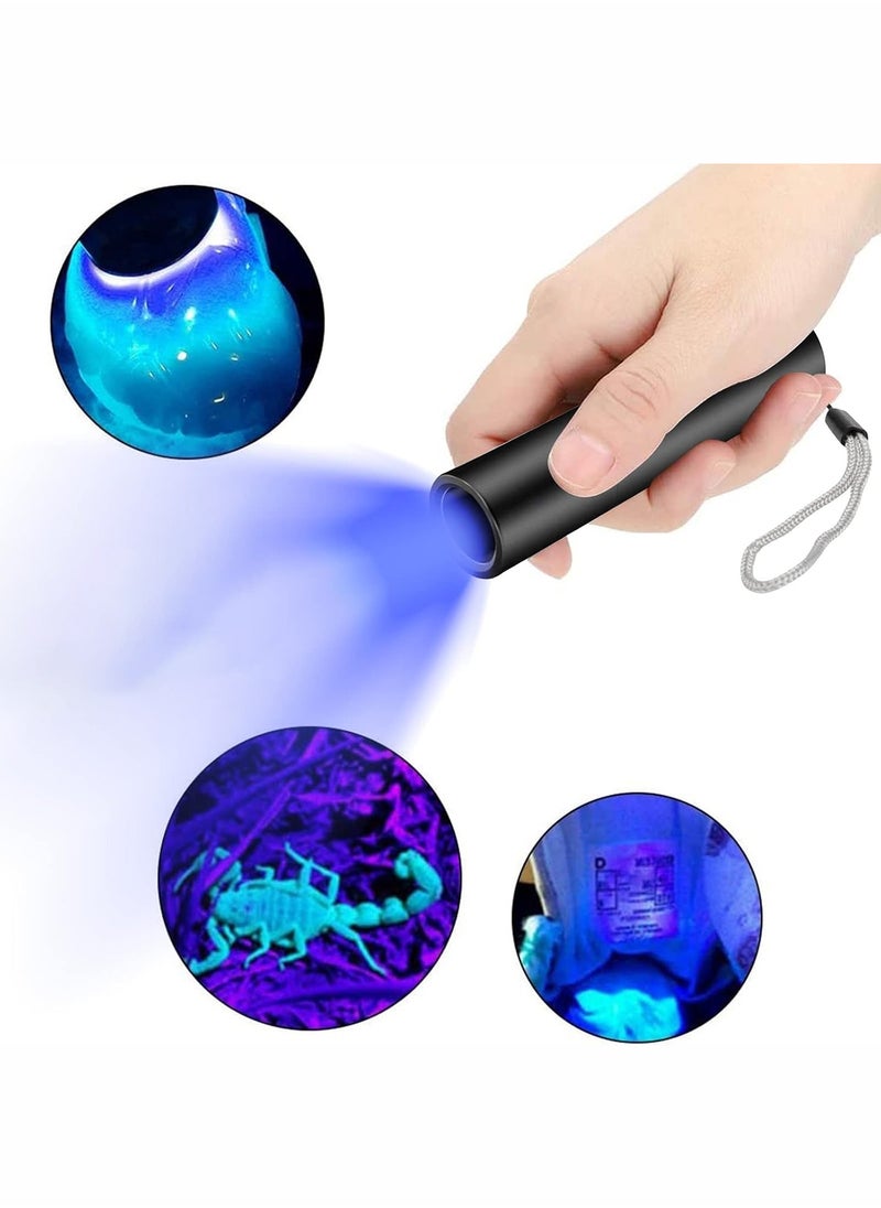 UV 365nm Fungus Test Lamp Light, Ultraviolet Light Flashlight Fluorescent Detection Lamp Ringworm Light