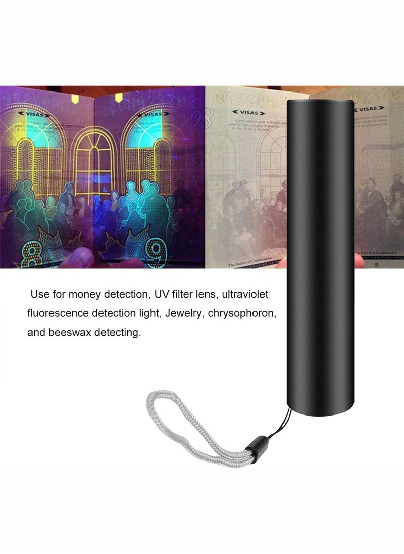 UV 365nm Fungus Test Lamp Light, Ultraviolet Light Flashlight Fluorescent Detection Lamp Ringworm Light
