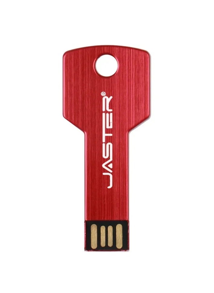 JASTER Metal Key Shape USB 2.0 Flash Drives Waterproof Memory Stick, Real Capacity U Disk High Speed Storage 64GB  - Image 1