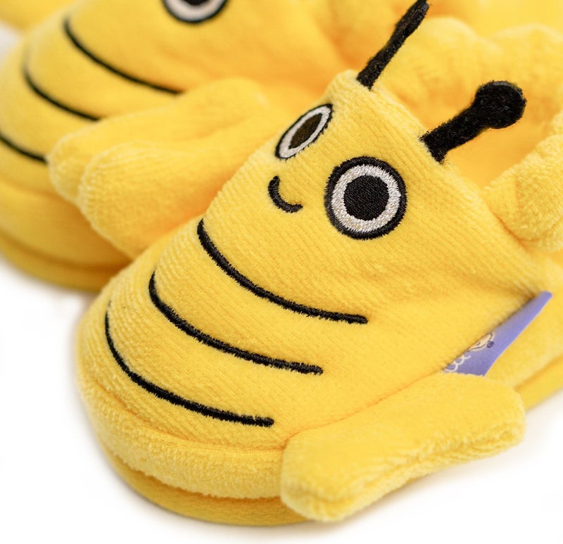 Milk&Moo Children's House Slippers Bee Viz Viz 2-4 Ages  - Image 5
