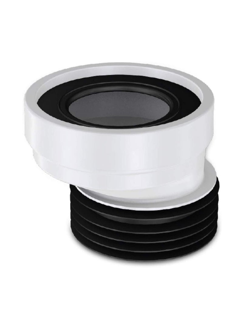 Generic - High Quality PP WC Eccentric Connector Pan Connector for Toilet (Offset 60 MM) - Image 1