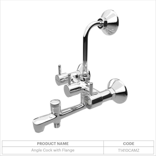 Johnson Bathrooms Johnson Coral Wall Mixer 3 in 1 with Bend Pipe | Bathroom Tap, Mixer Tap, Wall Mixer, Kitchen Faucet| Provision for Hot & Cold Water| 10 Years Warranty - Image 5