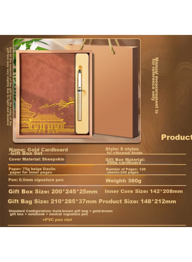 Longe Langjie Notebook Gift Box Set, Forbidden City Cultural And Creative Notebook Set, High-quality Gift, Stationery, Small Gift, Teacher's Day Present, Suitable For Male And Female Teachers, Customizable - Image 3