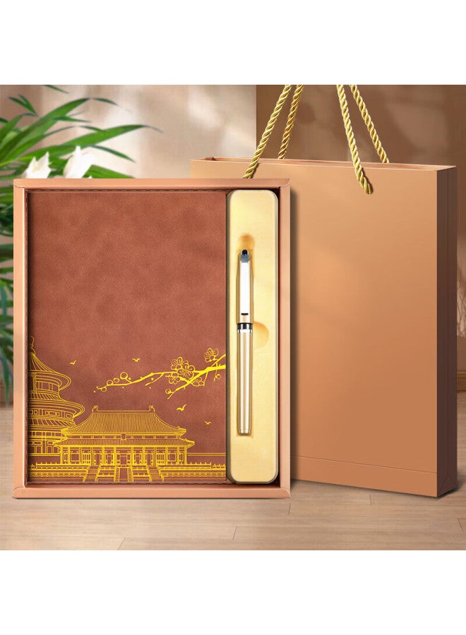 Longe Langjie Notebook Gift Box Set, Forbidden City Cultural And Creative Notebook Set, High-quality Gift, Stationery, Small Gift, Teacher's Day Present, Suitable For Male And Female Teachers, Customizable - Image 1