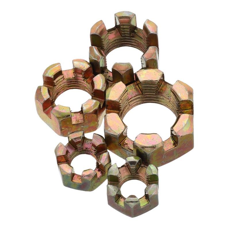 5Pcs Steel Castle Nut Steering Kit For Tie Rods With Tools For ATVs And Motorcycles - Image 2