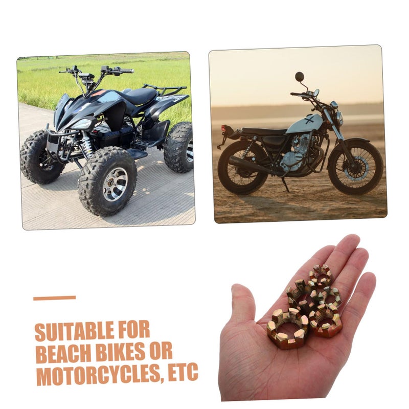 5Pcs Steel Castle Nut Steering Kit For Tie Rods With Tools For ATVs And Motorcycles - Image 4
