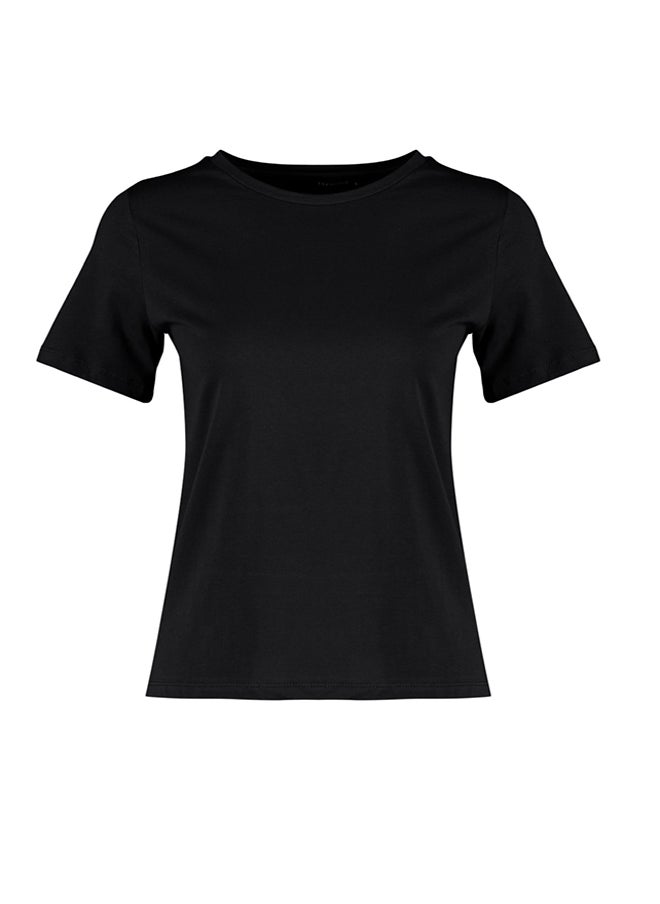 T-Shirt - Black - Regular fit