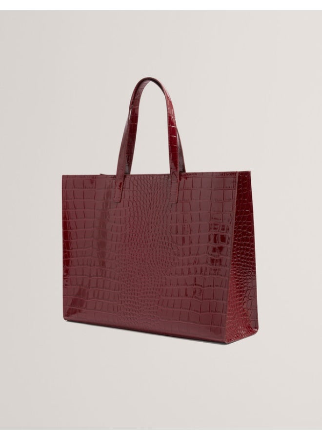 Ted Baker Croc Effect Extra Large Icon Bag - Image 5