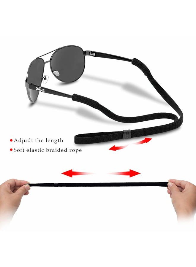 HALF CRESCEN Sports Glasses Holder - Unisex Sunglass Strap (Pack of 6), Soft Comfortable Eye Glasses String Strap for Men Women - Image 2