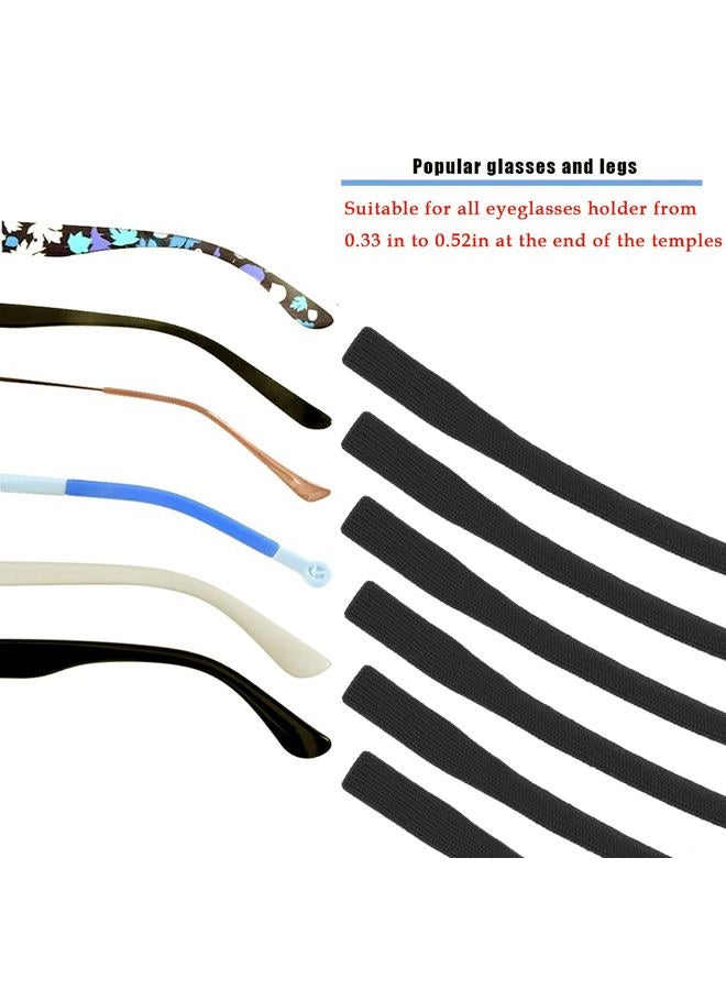 HALF CRESCEN Sports Glasses Holder - Unisex Sunglass Strap (Pack of 6), Soft Comfortable Eye Glasses String Strap for Men Women - Image 5