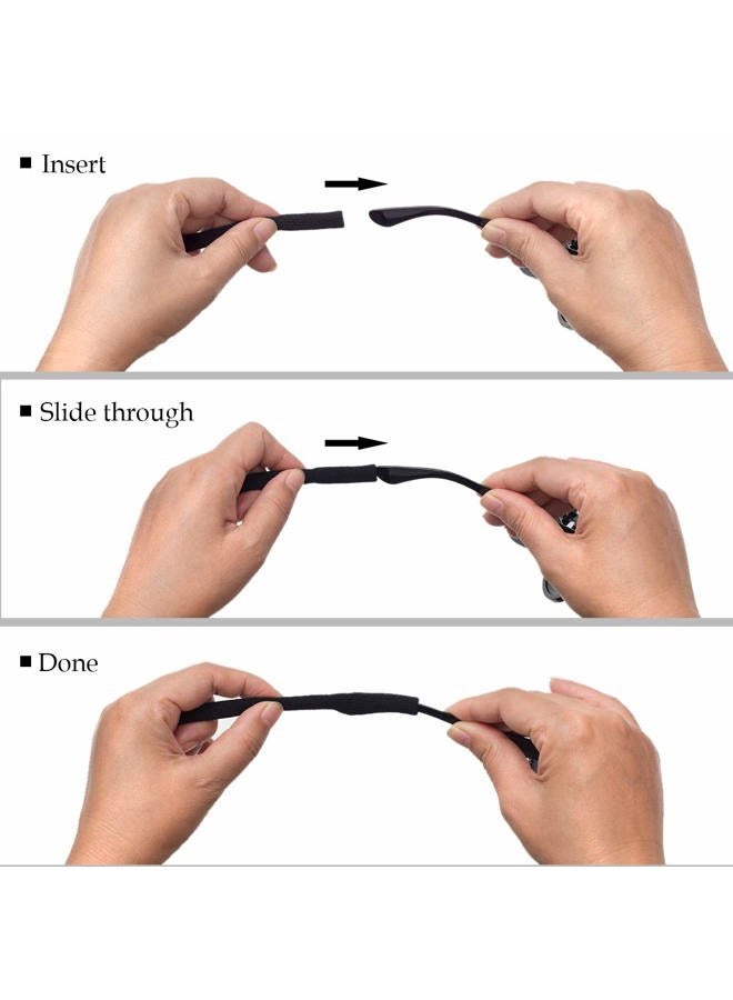 HALF CRESCEN Sports Glasses Holder - Unisex Sunglass Strap (Pack of 6), Soft Comfortable Eye Glasses String Strap for Men Women - Image 4