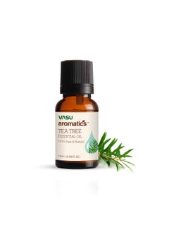 Vasu Vasu Aromatics Tea Tree Essential Oil – 100% Natural | For Healthy Hair & Skin | Helps to reduce Acne, Pimples & Dandruff - 10ml  - Image 2