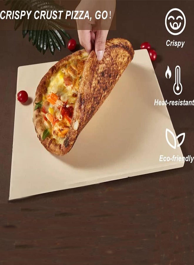 Pizza Stone for Oven and Grill Thick Cooking Stone Durable and Safe Baking Stone for Pizza Bread Pie BBQ - Image 5