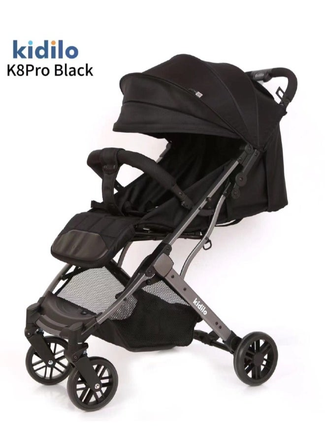 Kidilo Kidilo K8Pro Cabin Stroller BLACK 
