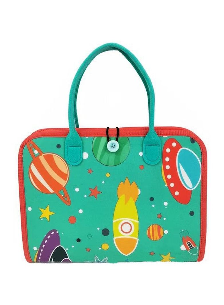 Generic non woven Activity learning sensory Life basic skills kids boys and girl develops felt busy board  - Image 2