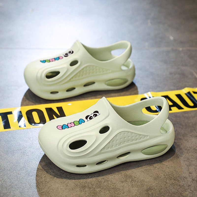 Summer Slip-On Clogs For Middle And Large Children, Boys And Girls, Lightweight Beach Sandals With A Stepping-On-Clouds Feel - Image 3