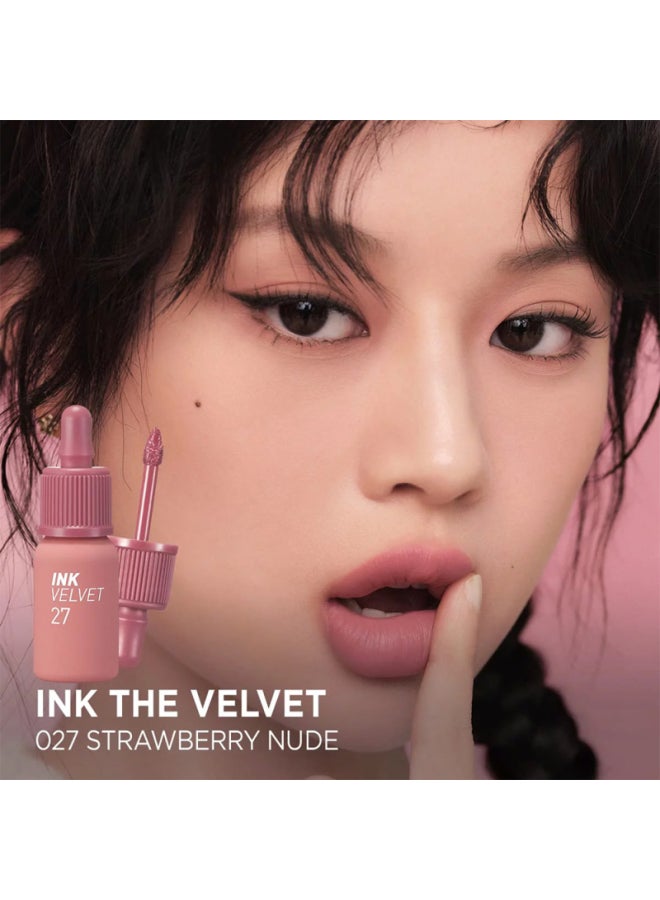 Peripera Peripera Ink Velvet #027 Strawberry Nude Lip Tint - 4g - Image 4