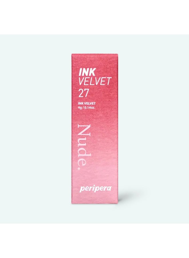 Peripera Peripera Ink Velvet #027 Strawberry Nude Lip Tint - 4g - Image 5