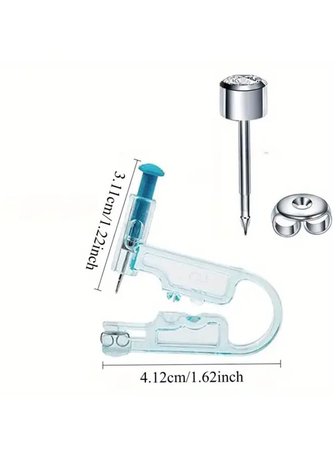 8 Pcs Disposable Ear Piercing Tool With Safety Ear Hub For Cartilage And Lobe Piercing Device - Image 2