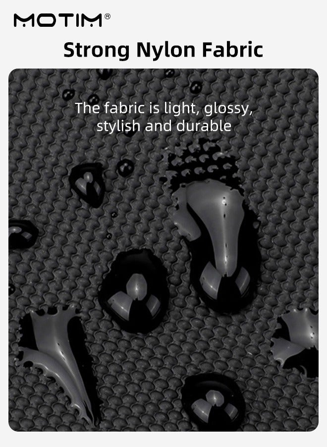 موتيم حقيبة كروس بودي للرجال، حقائب صدر مقاومة للماء، حقيبة كتف متعددة الطبقات غير رسمية للرجال، حقيبة محفظة جواز سفر للسفر، حقيبة ظهر، حقيبة هاتف محمول للسفر في الهواء الطلق وركوب الدراجات - Image 4